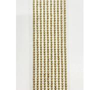 Syntego Lot de 500 mini perles autocollantes rondes à dos plat 3 mm | Mini perles dorées métallisées pour fabrication de cartes, scrapbooking, bricolage, mariage, journal intime