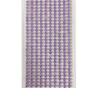 Syntego Lot de 500 mini perles autocollantes rondes à dos plat Lilas 3mm