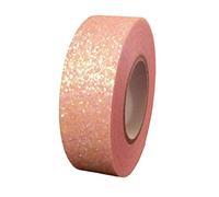 Syntego Ruban adhésif Washi à paillettes pour loisirs créatifs (rose irisé)
