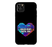 Synth Music Producer Analog Heart Digital Soul Coque pour iPhone 11 Pro Max