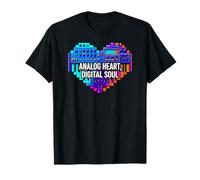 Synth Music Producer Analog Heart Digital Soul T-Shirt