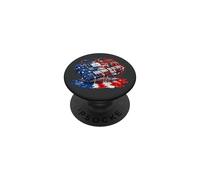 Synth-Pop Musique-New-Wave USA Drip-Paint-Art synthétiseur PopSockets PopGrip Adhésif