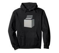 Synth Sculpture Minimal Graphique 3D Sweat à Capuche