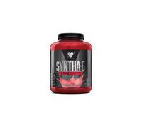 BSN Syntha 6 Edge poudre protéinée pauvre en glucides & sucre, avec isolat de protéines de lactosérum et BCAA, complément pour prise de masse musculaire, milkshake fraise, 48 doses, 1,78 kg