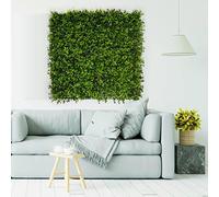 SYNTHAIETIK Feuillage Émeraude - Feuillage Lierre Décoratif Synthétique Ultra Réaliste, Mur Artificiel Vegetal Prix au m² Brise-Vue végétal Pas Cher, Dense et sans Entretien