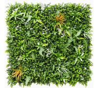 SYNTHAIETIK Lot de 5 Mur Végétal Artificiel Intérieur Évasion Tropicale Savane Le Mur Artificiel Savane en lot est Une Solution économique et esthétique pour Couvrir 5 m² (1M x 1M, 5, Unite)