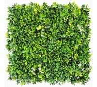SYNTHAIETIK Lot de 5 Murs Artificiels Modèle Elegance Green Le Mur Artificiel Elégance Green Combine réalisme, facilité de Pose et durabilité (1M x 1M, 5, Unite)