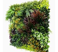 SYNTHAIETIK Lot de 5 Murs Artificiels Modèle Life Le Mur Artificiel Life en lot Combine réalisme, modularité et Prix réduit au m² (1M x 1M, 5, Unité)