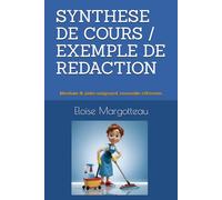 SYNTHESE DE COURS/ EXEMPLE DE REDACTION: Module 8 aide-soignant nouvelle réforme.