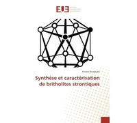 Synthèse et caracterisation de britholites strontiques - Khaled Boughzala - Universitaires Europeennes - broché - Etude
