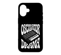 Synthesizer Oscillator Drama Retro Analog Keyboard Synth Coque pour iPhone 16
