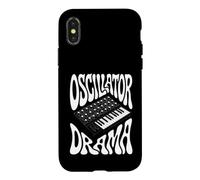 Synthesizer Oscillator Drama Retro Analog Keyboard Synth Coque pour iPhone X/XS