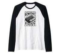 Synthesizer Oscillator Drama Retro Analog Keyboard Synth Manche Raglan