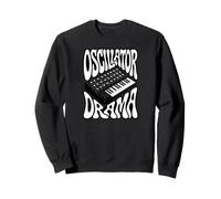 Synthesizer Oscillator Drama Retro Analog Keyboard Synth Sweatshirt