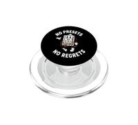 Synthesizer Player No Presets No Regrets Eurorack Synth PopSockets PopGrip pour MagSafe
