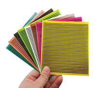 Synthetic Peacocks Quills Sheets for Fly Tying Nymphs Shrimp Body Wraps Durability Corrosions Resistant Fishing Lures Synthetic Quills Fly Tying