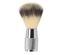 Synthetic Shave Brush | Curved Zinc Alloy Handle for Firm Grip | Portable Foaming Brush for Men ' s Beard/Travel/Home | Quick - Dry Easy Maintain