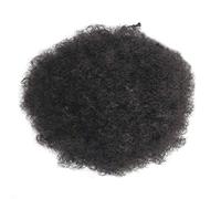 Synthétique Bouclés Wave Pince à Cheveux En Queue De Cheval Court Afro Crépus Frisés Wrap Synthétique Cordon De Serrage Puff Queue De Cheval Extensions De Cheveux Perruque (Grand 8 pouces, 4)
