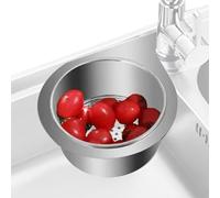 Synthétique d'échappement - Déchiquetage alimentaire Cultivateur en acier inoxydable, supports multifonctionnel en forme de cygne | Panier d'angle avec filtre anti-clog, construction stable pour ver