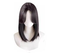 Synthetique Perruque Lace Front Wig synthétique courte sans colle, 30cm/12 pouces, perruque en Fiber résistante à la chaleur pour femmes, perruque Lace Front Wig pour fête quotidienne Cheveux