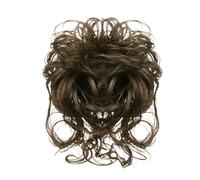 Synthetische Haargummis mit lockigem Haar, elastische Haarverlängerung, lockige Haarknoten, Hochsteckfrisuren, Haargummi für Frauen und Mädchen, Haardekorationen