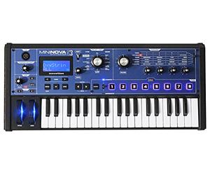 Synthétiseur à modélisation analogique compact de 37 mini-touches Novation MiniNova - un mini-synthé robuste, compact et puissant doté d'un vocodeur, de 256 sons et de cinq effets par voix
