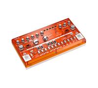 Behringer TD-3-TG Synthétiseur de ligne de basse analogique avec VCO, VCF, séquenceur 16 pas, effets de distorsion et chaîne poly 16 voix, compatible PC et Mac