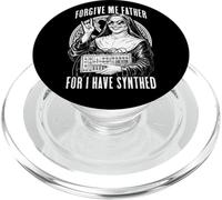 Synthétiseur Humoristique « Forgive Me Father for I Have Synthed » PopSockets PopGrip pour MagSafe