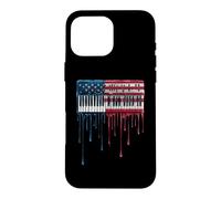 Synthétiseur Synthé Clavier Electronique Musique Drapeau Américain Coque pour iPhone 16 Pro Max