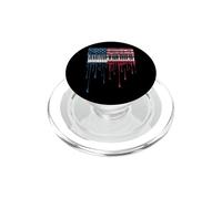 Synthétiseur Synthé Clavier Electronique Musique Drapeau Américain PopSockets PopGrip pour MagSafe