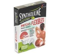 SyntholKiné Patch Chauffant Flexible Multi-zones x 4 - Articulations et muscles - Pharmacie en ligne LaSante.net