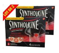 Syntholkiné Patch Chauffant Grand Format Spécial Dos - Lot De 2 Boîtes De 4 Patchs