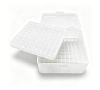 SYNTHORA Boîte de rangement pour fléchettes en mousse compatible avec les fléchettes courtes Nerf Elite - Grande capacité 100 Elite ou 200 fléchettes courtes, organiseur à 2 plateaux pour munitions