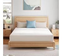 SynthoSpace Matelas en mousse à mémoire de forme au thé vert de 20,3 cm pour un sommeil frais et un soulagement de la pression, matelas de taille moyenne certifié CertiPUR-US dans une boîte, 152,4 x