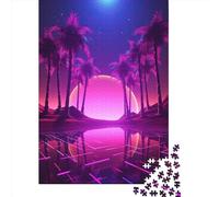 Synthwave Euphorie Puzzle 1000 pièces Euphorie pour Adultes 1000 Pièces pour Adolescents à partir de 12 ans Cadeaux de Noël (1000 Pièces, 75 x 50 cm)