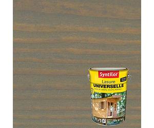 Syntilor - Lasure Universelle 4 Ans Gris Satiné 5L