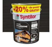Syntilor - Lasure Xylodhone® Ultra Hautes Performances 8 Ans Noir Satiné 5L+20%
