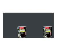 Syntilor - Peinture Bois Ultra Protect Gris Anthracite Satiné RAL 7016 2,5L (Lot de 2)