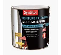 Syntilor - Peinture Extérieure Multi-Matériaux Gris Basalte Satiné RAL 7012 2L