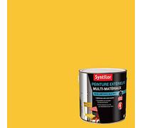 Syntilor - Peinture Extérieure Multi-Matériaux Jaune Ambré Satiné 2L