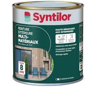 Syntilor - Peinture Extérieure Multi-Matériaux Noir Satiné RAL 9005 2L