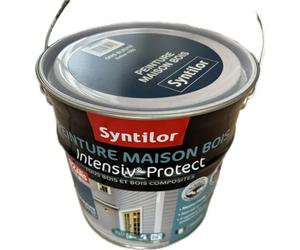 Syntilor - Peinture Maison Bois Intensiv Protect 12 Ans Gris Bleuté Satiné 2L