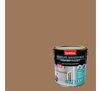 Syntilor - Peinture Maison Bois Intensiv Protect 12 Ans Marron Satiné 2L