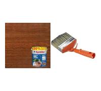 Syntilor - Saturateur Ultra Protect Teck 5L+20% & SAVY Brosse rectangulaire lasure larg.120mm