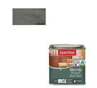 Syntilor - Vernis Aspect Bois Anthracite Mat 0,75L