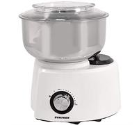 Syntrox Germany KC-1200W-W de Luxe XXL Robot de cuisine en acier inoxydable avec de nombreux accessoires Blanc 5,8 l