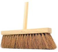 Synx Tools Balai Intérieur 29 cm - Poils Doux Cocos - Tige 120 cm - Jardin - Nettoyage