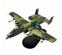SYOEUR 1/100 échelle A-10 A10 Thunderbolt II pour Avion d'attaque Warthog Hog modèle d'avion en métal moulé sous Pression Playkits(A-10A Warthog MC)