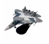 SYOEUR 1/100 échelle SU57 pour Sukhoi SU-57 Avion de Chasse en métal Militaire Jouet modèle Unique Playkits(SU57 II)