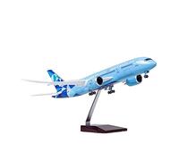 SYOEUR 1/130 échelle 43cm pour B787 ETIHAD Airlines modèle W lumière et Roues Trains d'atterrissage résine Avion Jouet Playkits